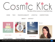 Tablet Screenshot of cosmickick.com